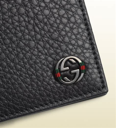 gucci wallet black leather